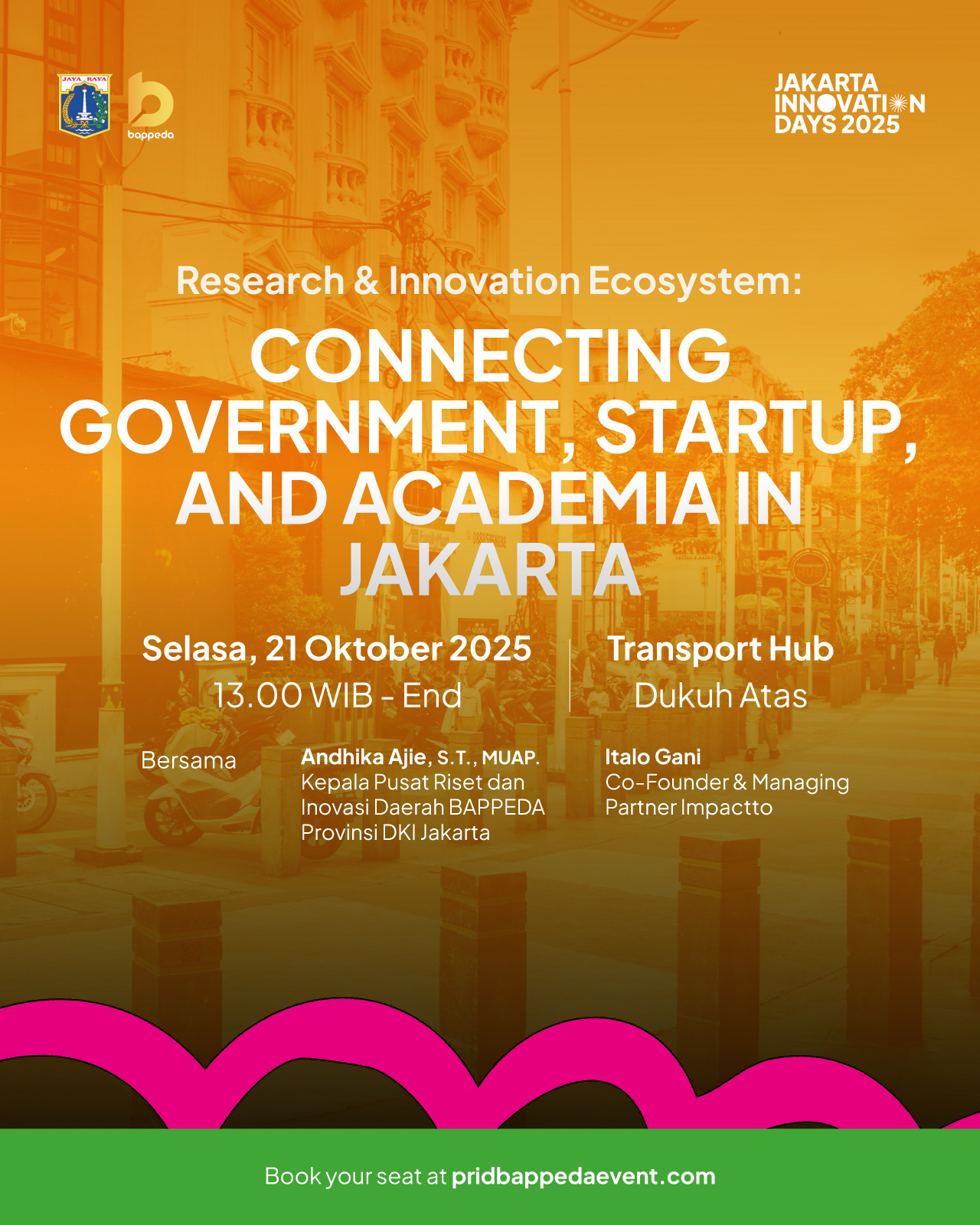 Research & Innovation Ecosystem: Connecting Goverment, Startup, and Academia in Jakarta